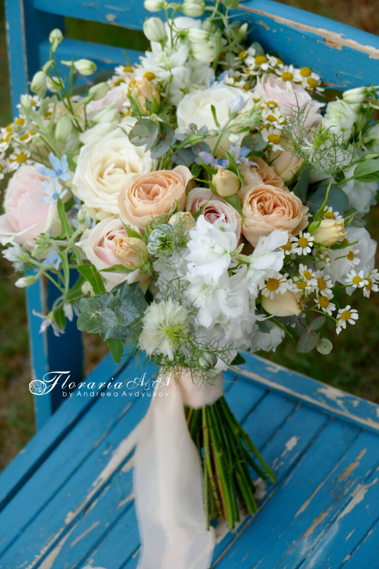 buchet mireasa culori cale deosebit